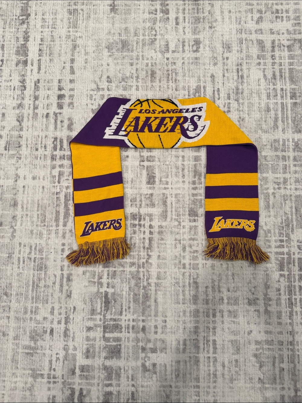 Los Angeles Lakers Gold & Purple Fan Scarf